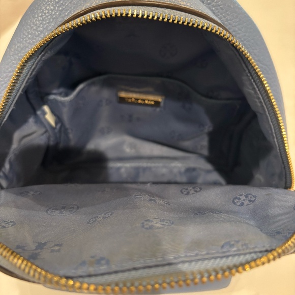 Tory Burch Blue leather Small Backpack - Picture 4 of 4